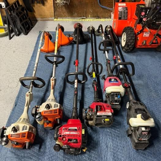 Weed Wacker Bundle – Stihl • Troy-Bilt • Craftsman (6 Units) – Fully Serviced
