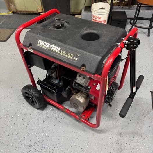 Porter-Cable 8000-Watt Generator – 14 HP Briggs & Stratton – Electric Power Ready